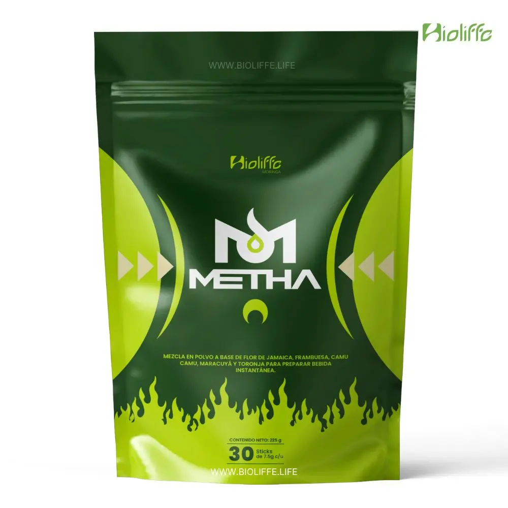 METHA QUEMADOR DE GRASA MORINGA SOBRES